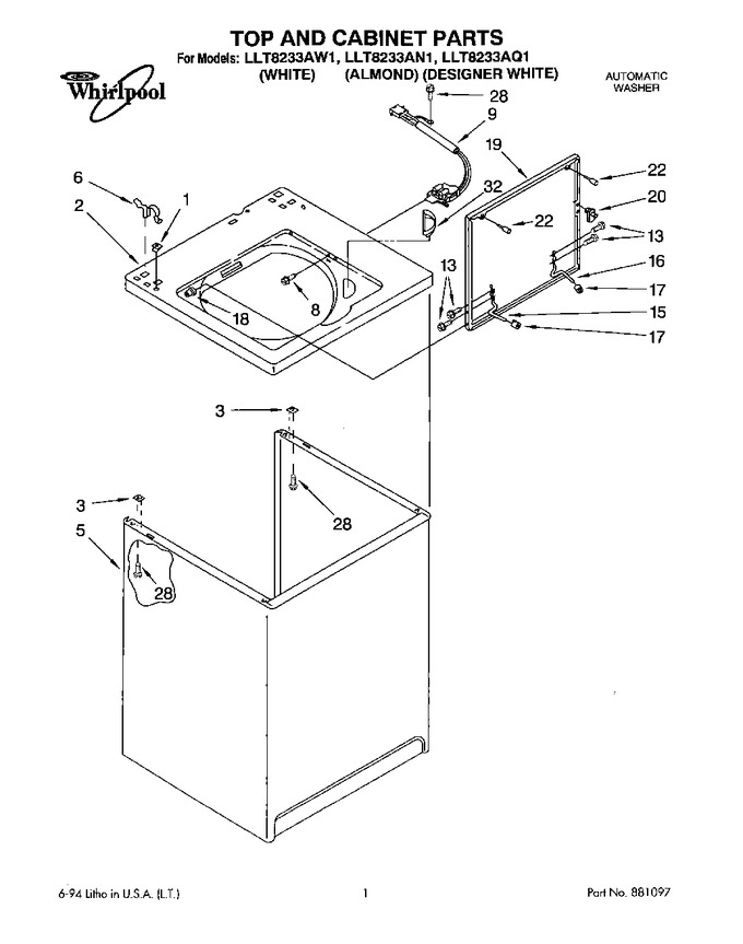 Diagram for LLT8233AW1