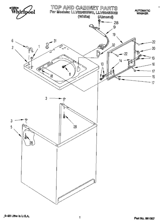 Diagram for LLV8245BW0