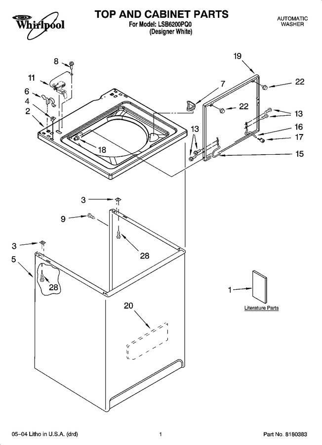 Diagram for LSB6200PQ0