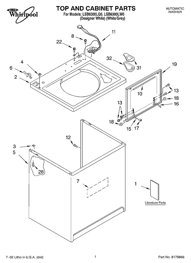Diagram for LSB6300LW0