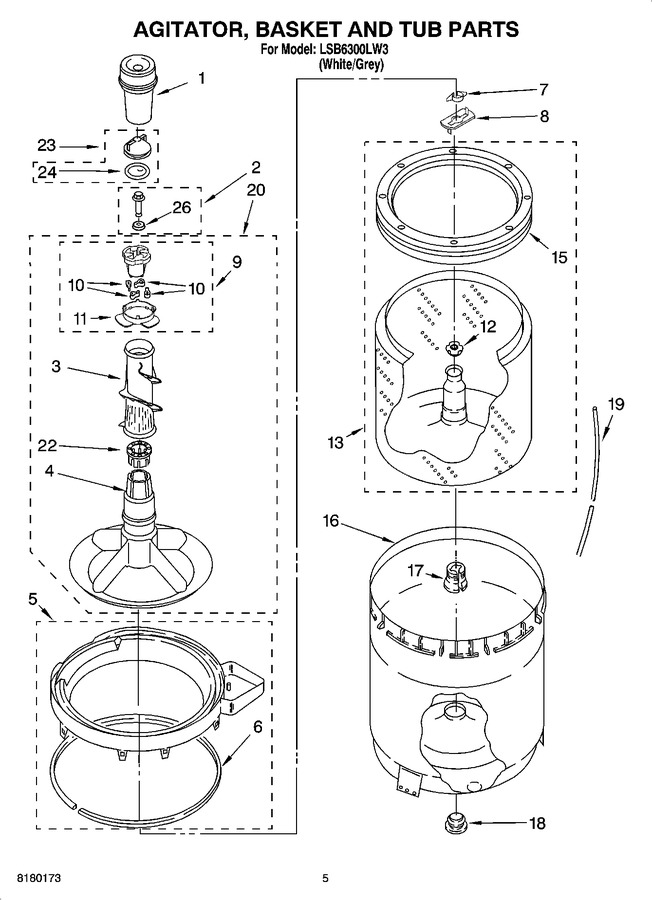 Diagram for LSB6300LW3