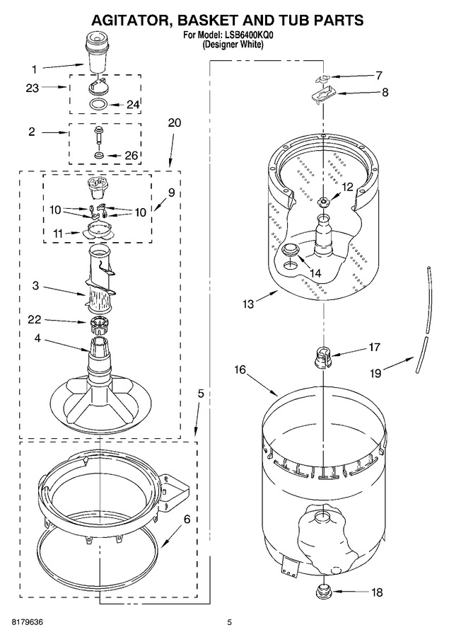 Diagram for LSB6400KQ0