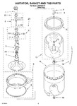 Diagram for 03 - Agitator, Basket And Tub Parts