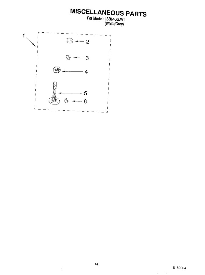 Diagram for LSB6400LW1