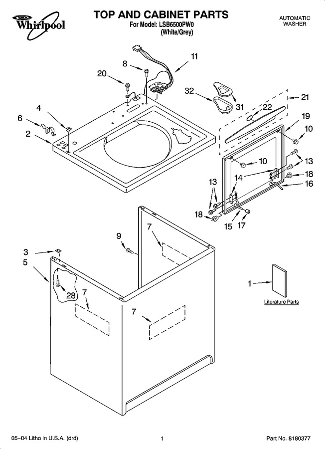 Diagram for LSB6500PW0