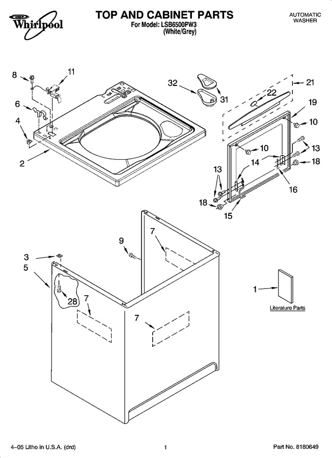 Diagram for LSB6500PW3