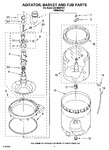 Diagram for 03 - Agitator, Basket And Tub Parts
