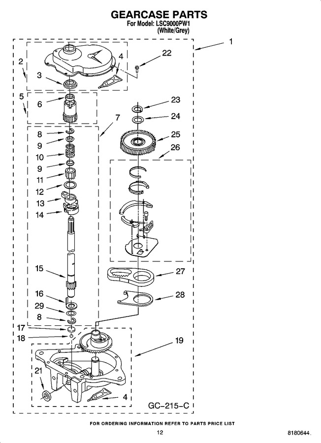 Diagram for LSC9000PW1