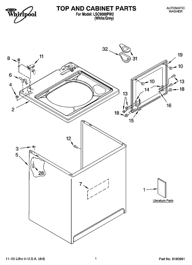 Diagram for LSC9000PW2