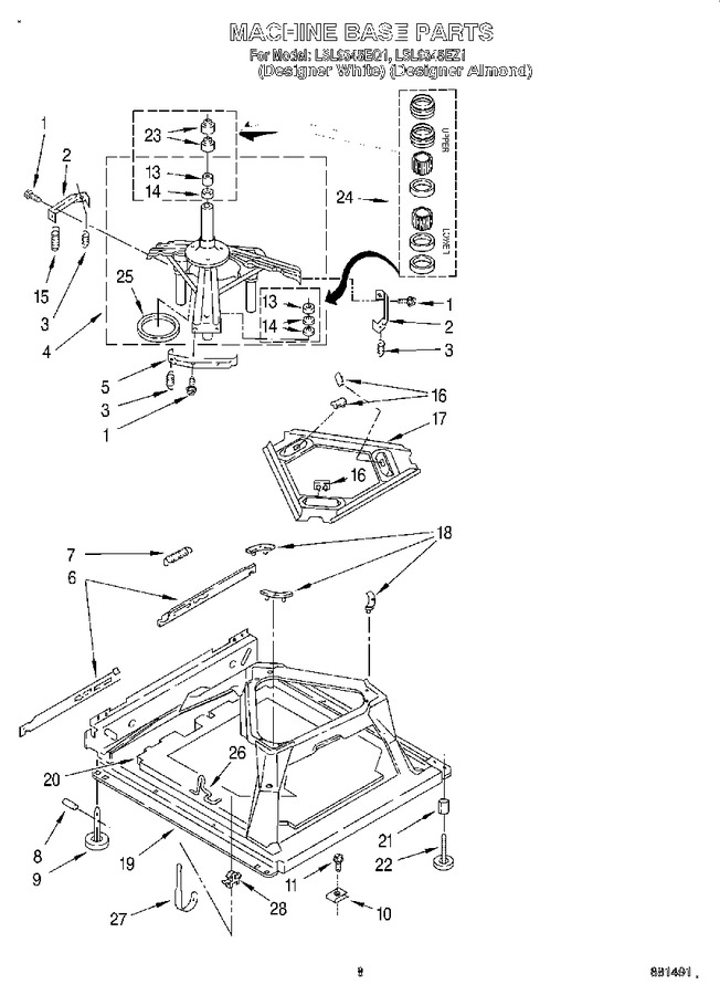 Diagram for LSL9345EZ1