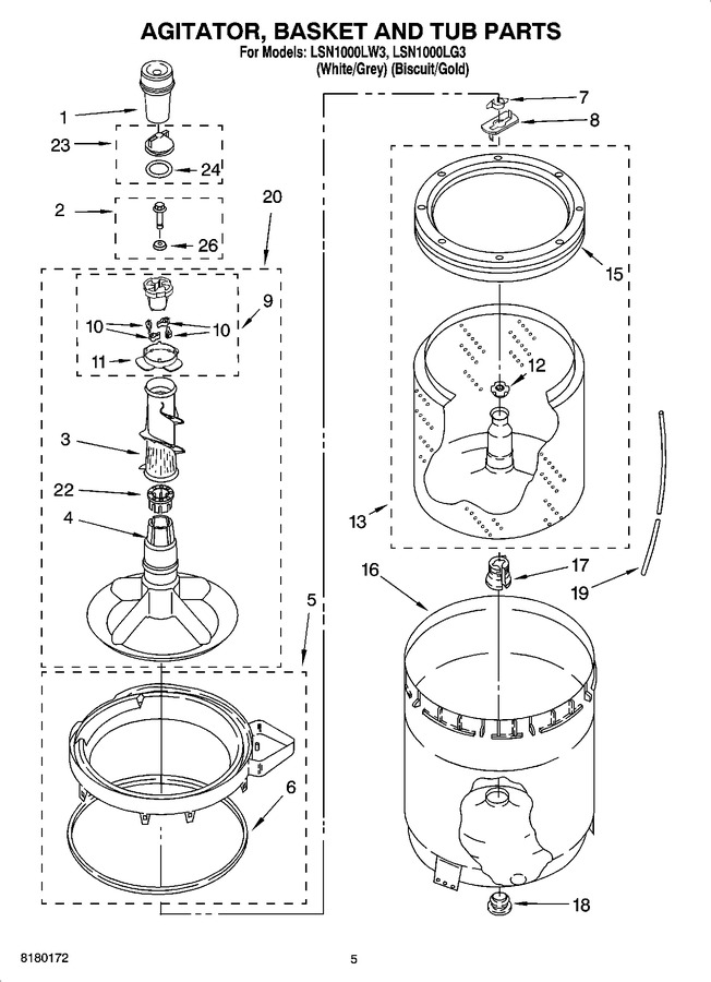 Diagram for LSN1000LW3