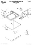 Diagram for 01 - Top And Cabinet Parts