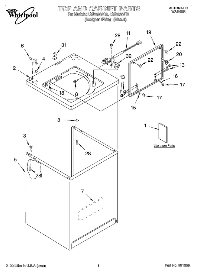Diagram for LSN2000JT0