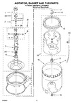 Diagram for 03 - Agitator, Basket And Tub Parts