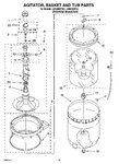 Diagram for 03 - Agitator, Basket And Tub Parts