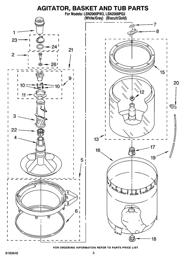 Diagram for LSN2000PW3