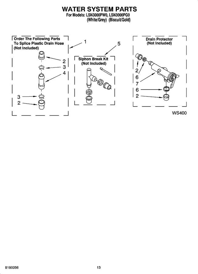 Diagram for LSN3000PW0