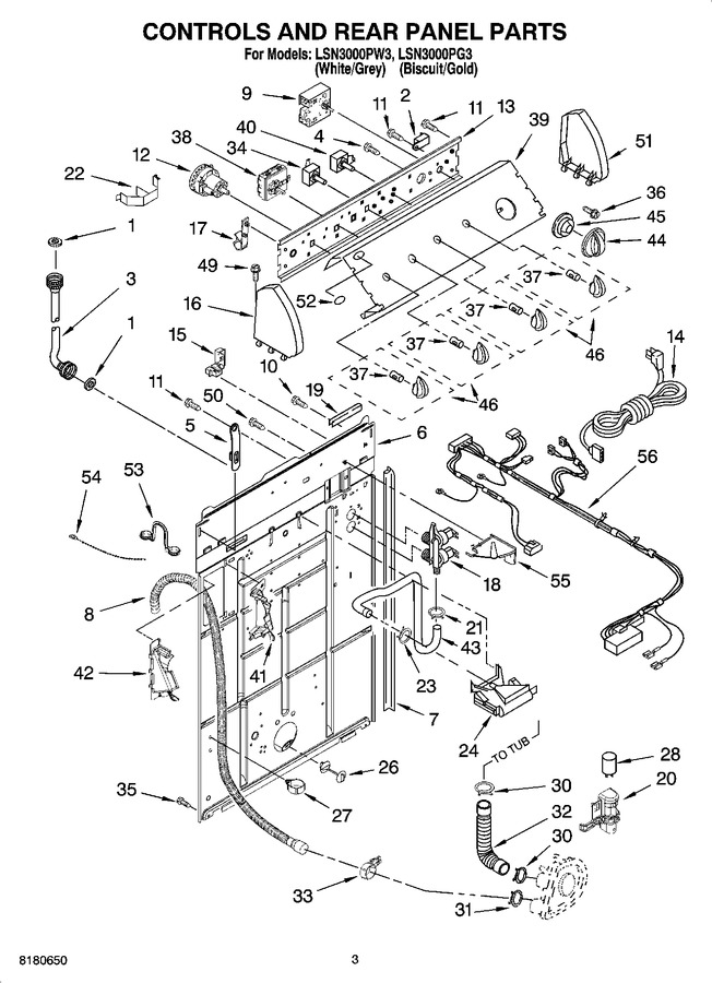 Diagram for LSN3000PW3