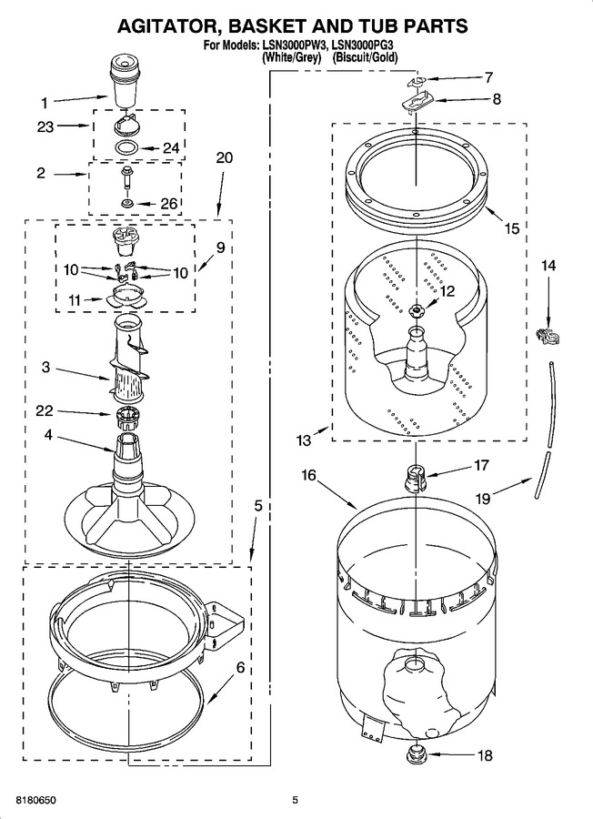 Diagram for LSN3000PG3