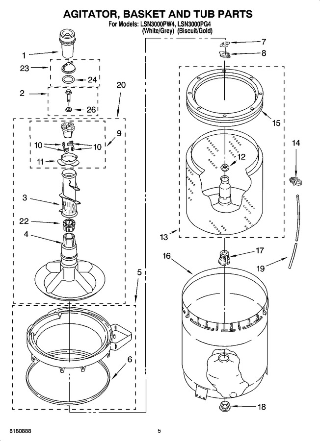 Diagram for LSN3000PW4