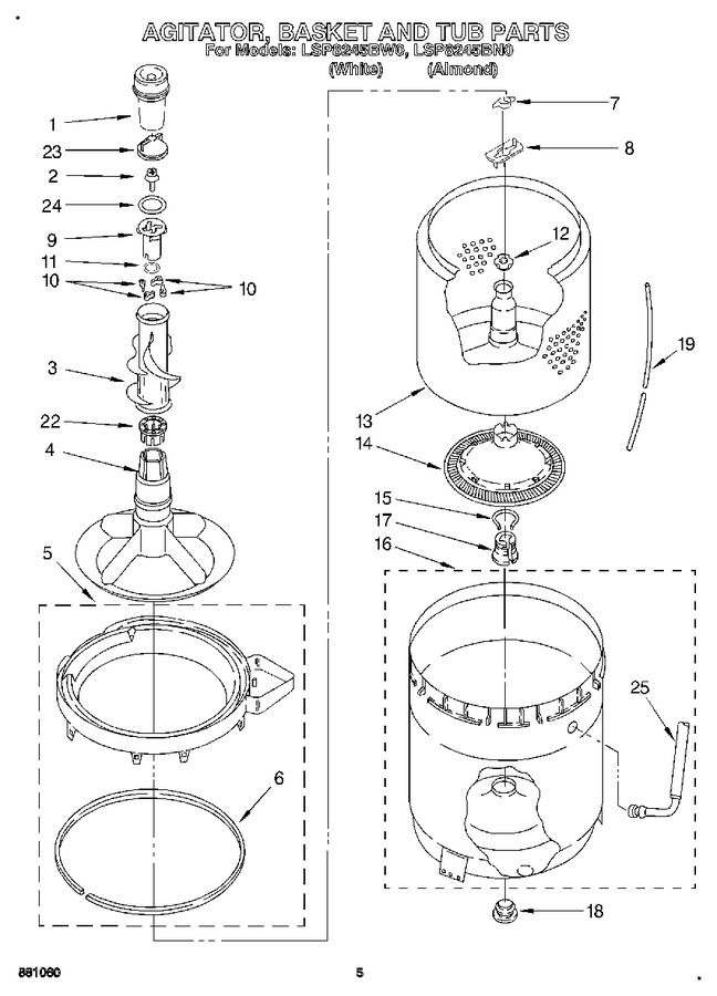 Diagram for LSP8245BW0