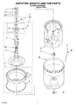 Diagram for 03 - Agitator, Basket And Tub