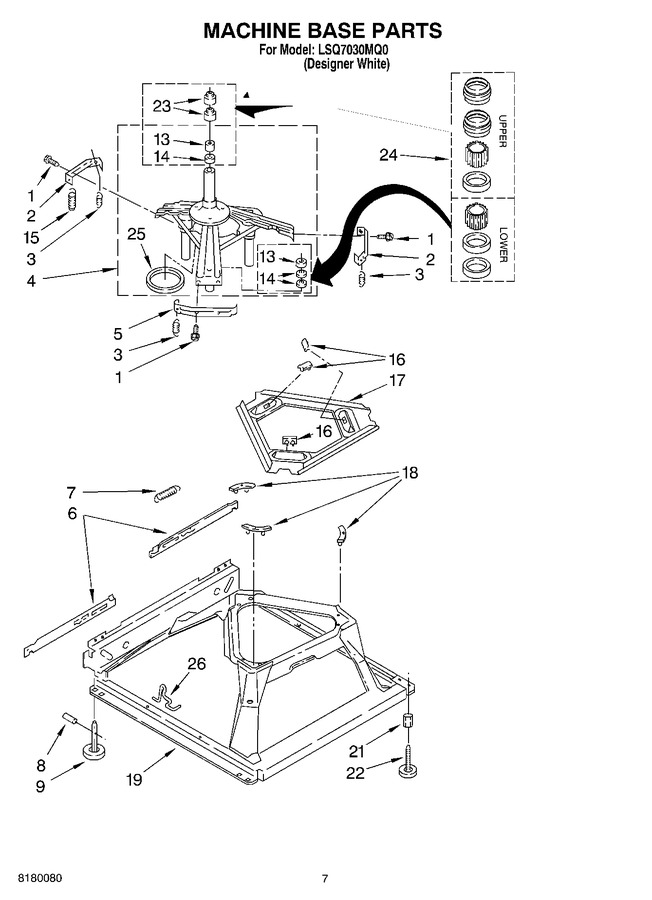 Diagram for LSQ7030MQ0