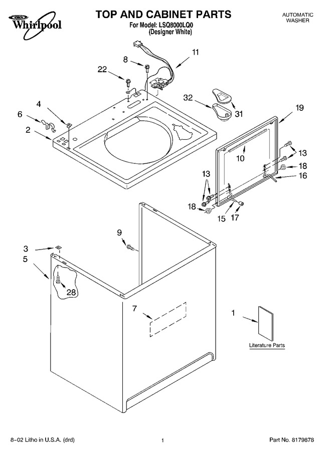 Diagram for LSQ8000LQ0