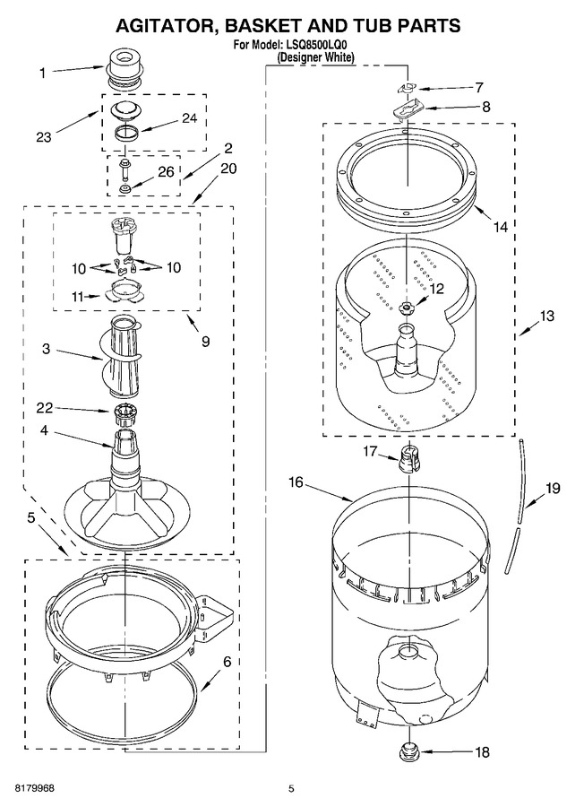 Diagram for LSQ8500LQ0