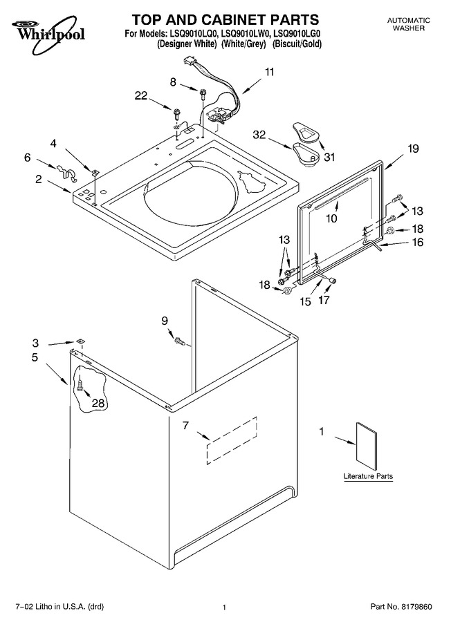 Diagram for LSQ9010LG0