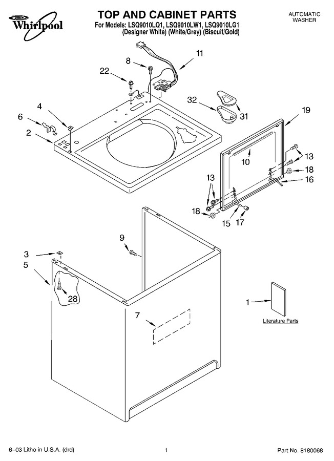 Diagram for LSQ9010LW1