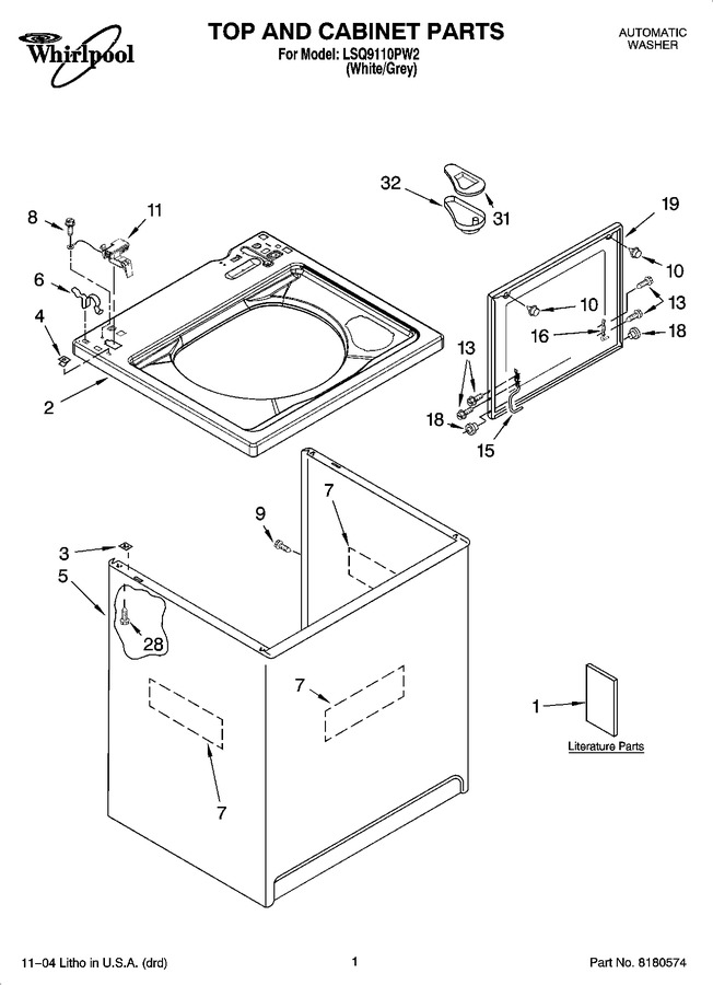 Diagram for LSQ9110PW2