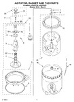Diagram for 03 - Agitator, Basket And Tub