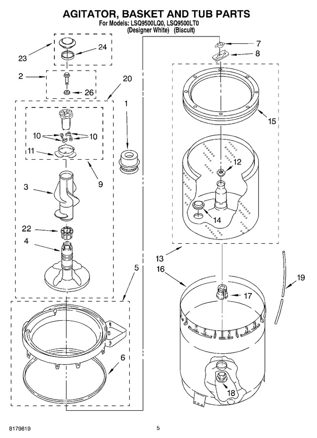 Diagram for LSQ9500LQ0