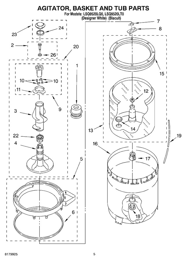 Diagram for LSQ9520LT0