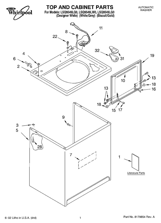 Diagram for LSQ9549LG0