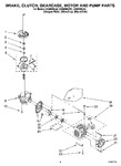 Diagram for 05 - Brake, Clutch, Gearcase, Motor And Pump Parts