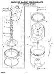 Diagram for 03 - Agitator, Basket And Tub Parts