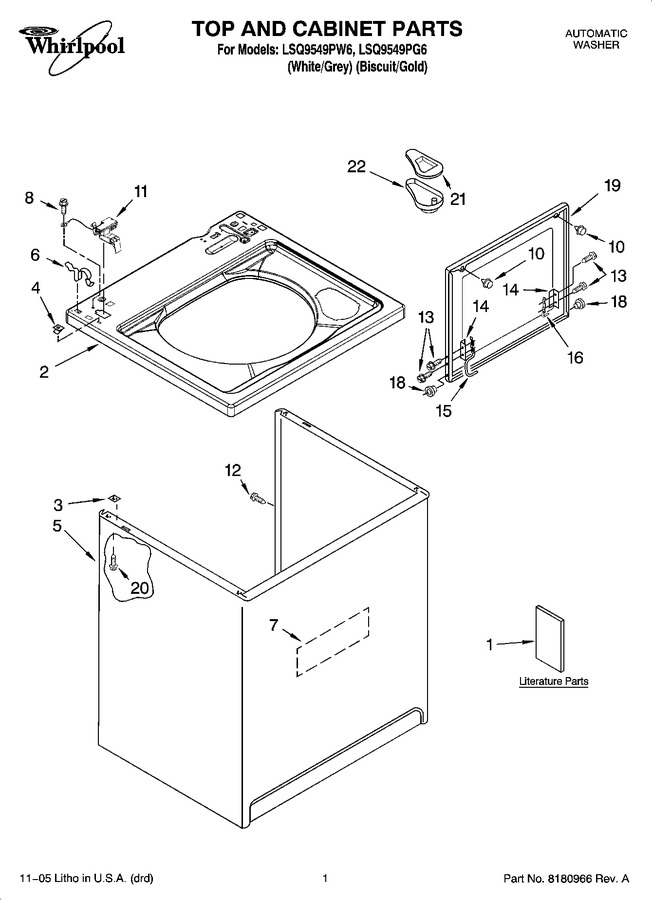 Diagram for LSQ9549PG6