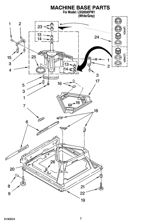 Diagram for LSQ9550PW1