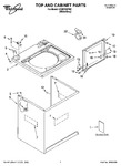 Diagram for 01 - Top And Cabinet Parts