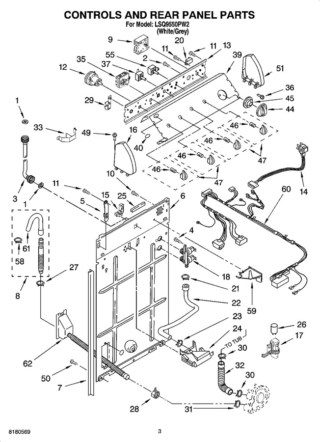 Diagram for LSQ9550PW2