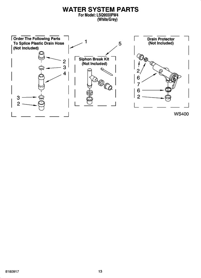 Diagram for LSQ9550PW4