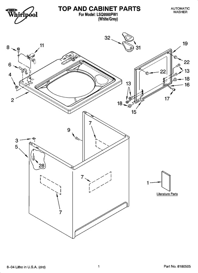 Diagram for LSQ9560PW1