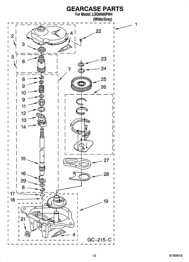 Diagram for LSQ9560PW4