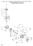 Diagram for 04 - Brake, Clutch, Gearcase, Motor And Pump