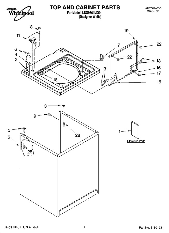 Diagram for LSQ9564MQ0
