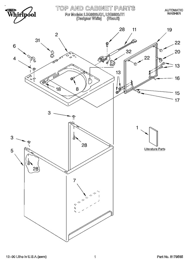 Diagram for LSQ9600JT1