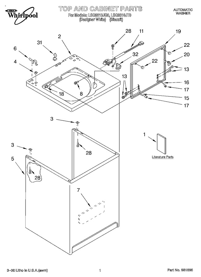 Diagram for LSQ9610JT0
