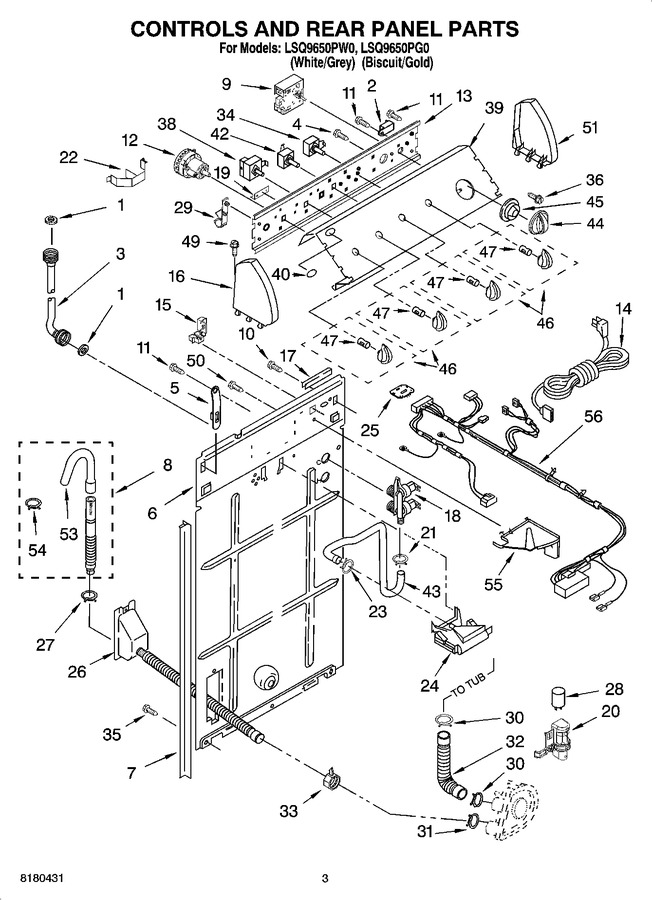 Diagram for LSQ9650PW0